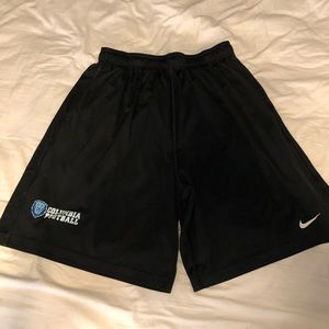 Columbia Football Nike Shorts Black Large